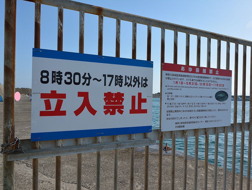 ゲート, 平塚, ひらつかタマ三郎漁港, 平塚新港, 堤防釣り